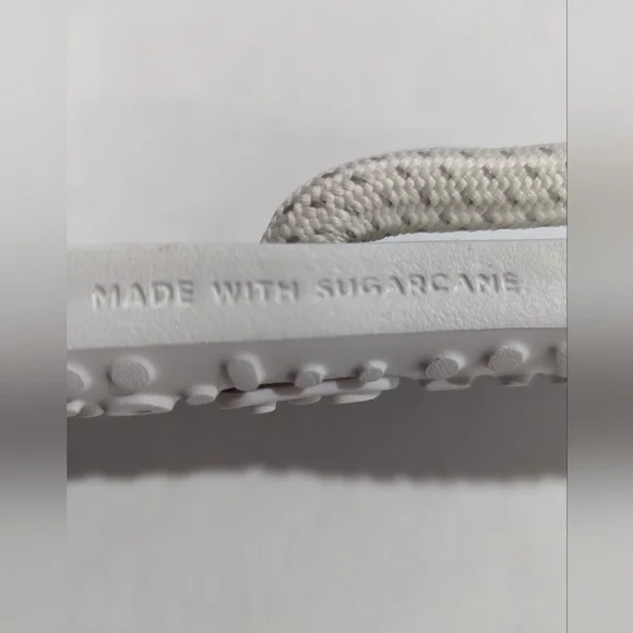 ALLBIRDS Sandals White Blizzard Sugar Zeffers Flip Flops Women's Size US 9.5 EUC - Picture 11 of 13